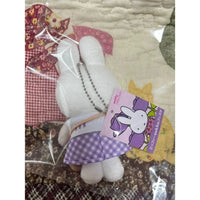 Miffy Royal Plaid Plush Keychain
