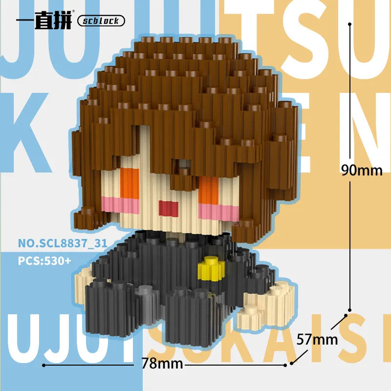 Jujutsu Kaisen Cursed Domain 3D Chibi Micro Blocks