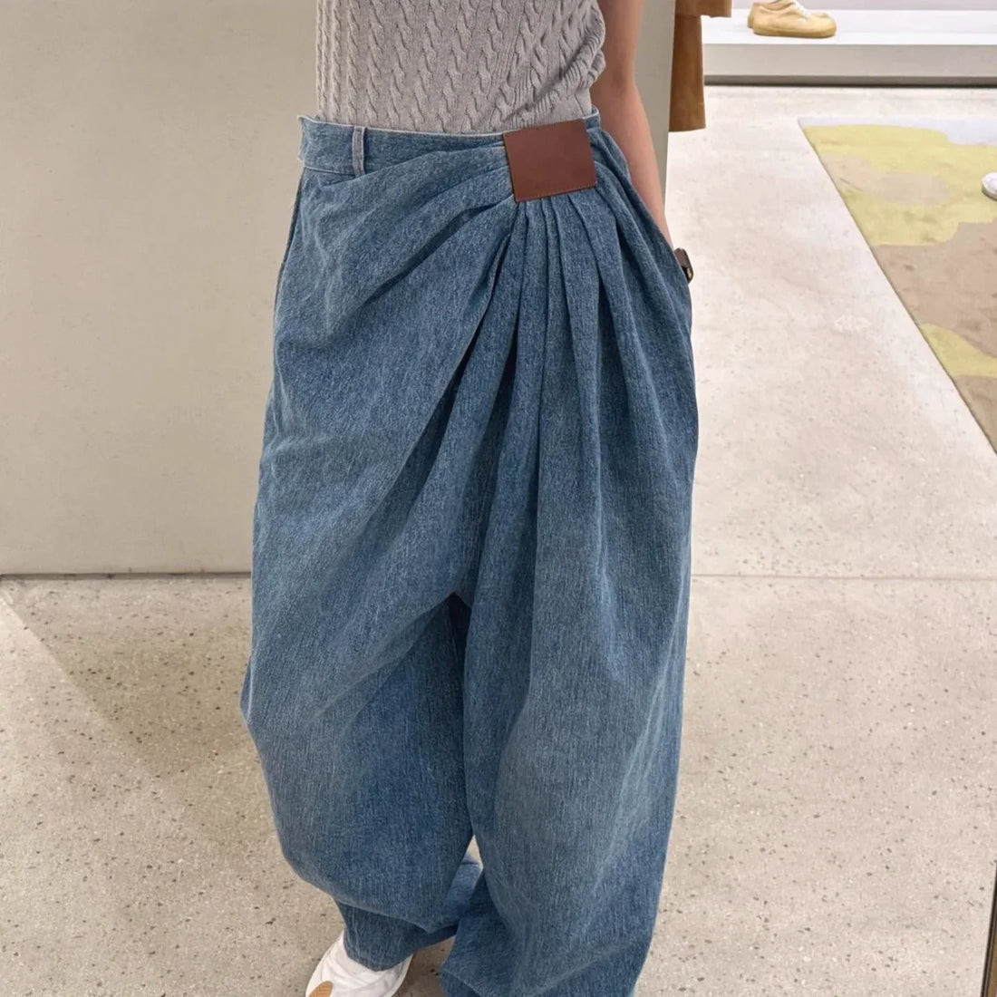 Art School Rebel Tie-Waist Jeans