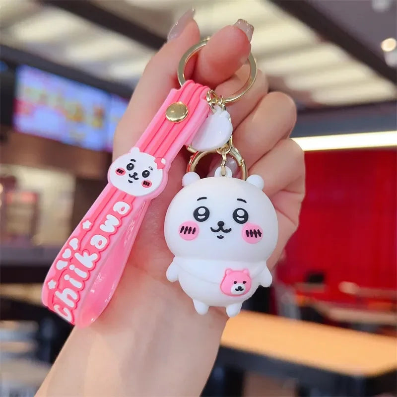Chiikawa Crew Silicone Keychain