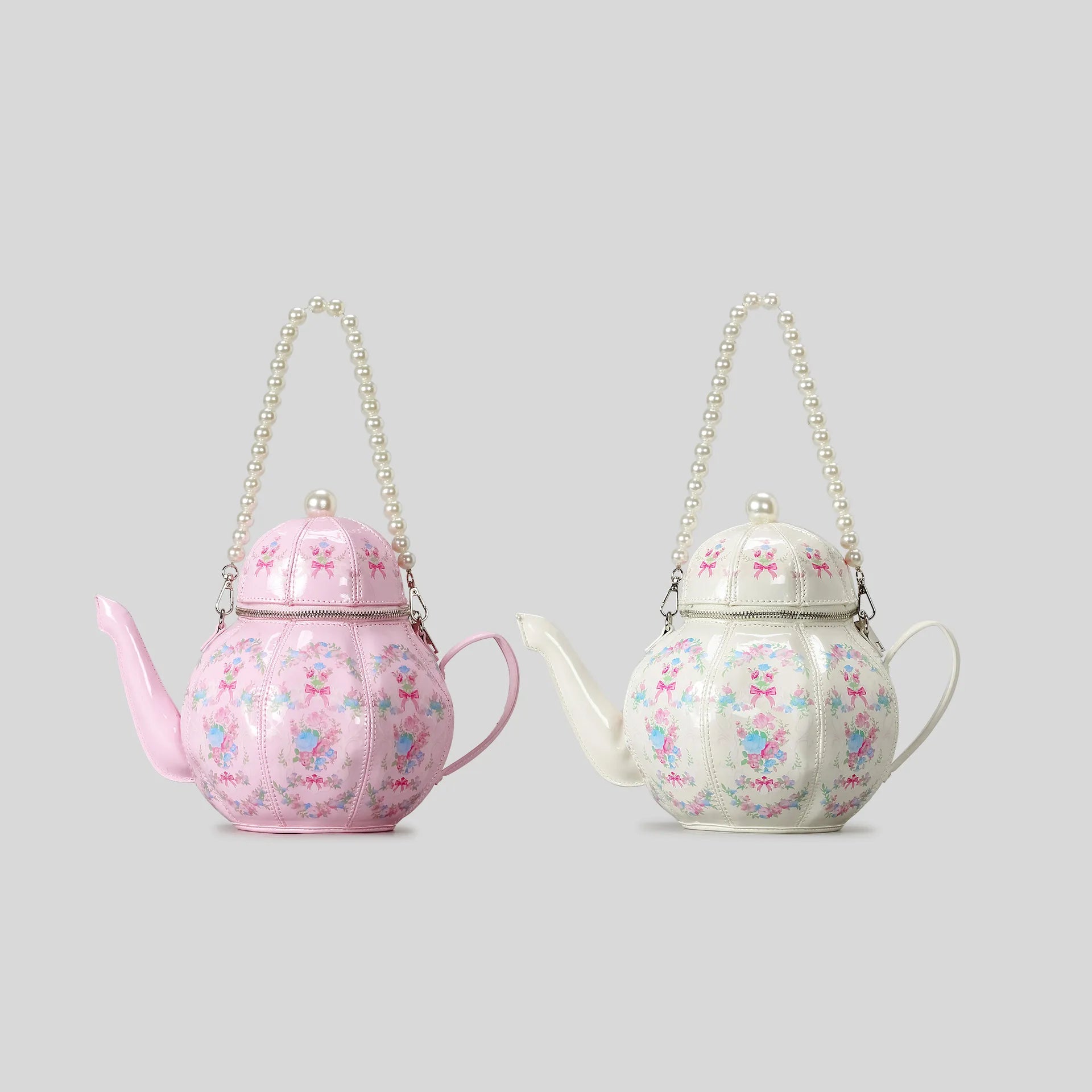 Berry-Sweet Victorian Teapot Premium Crossbody Bag
