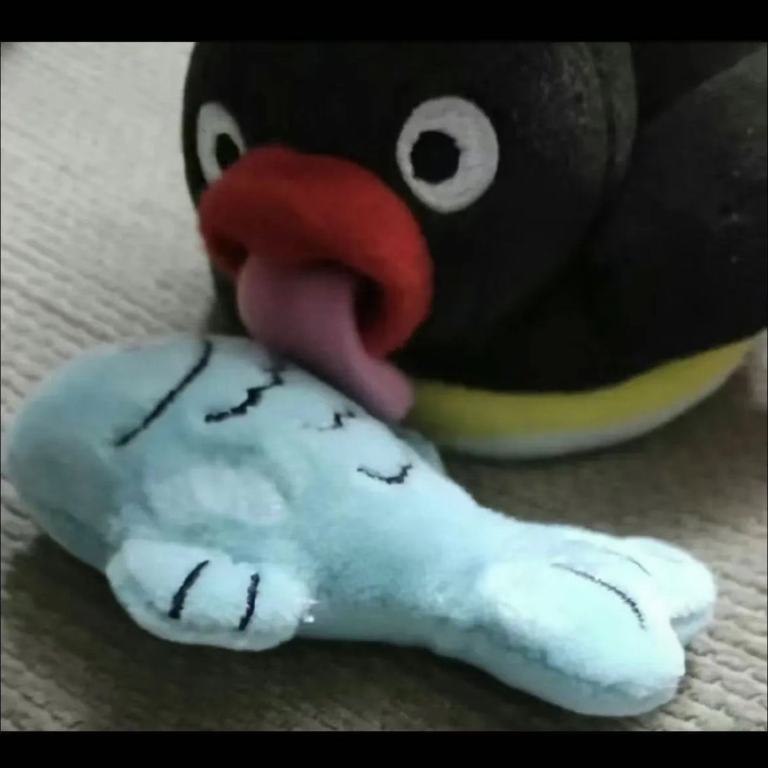 Pingu Big Tongue Interactive Quirky Penguin Plush
