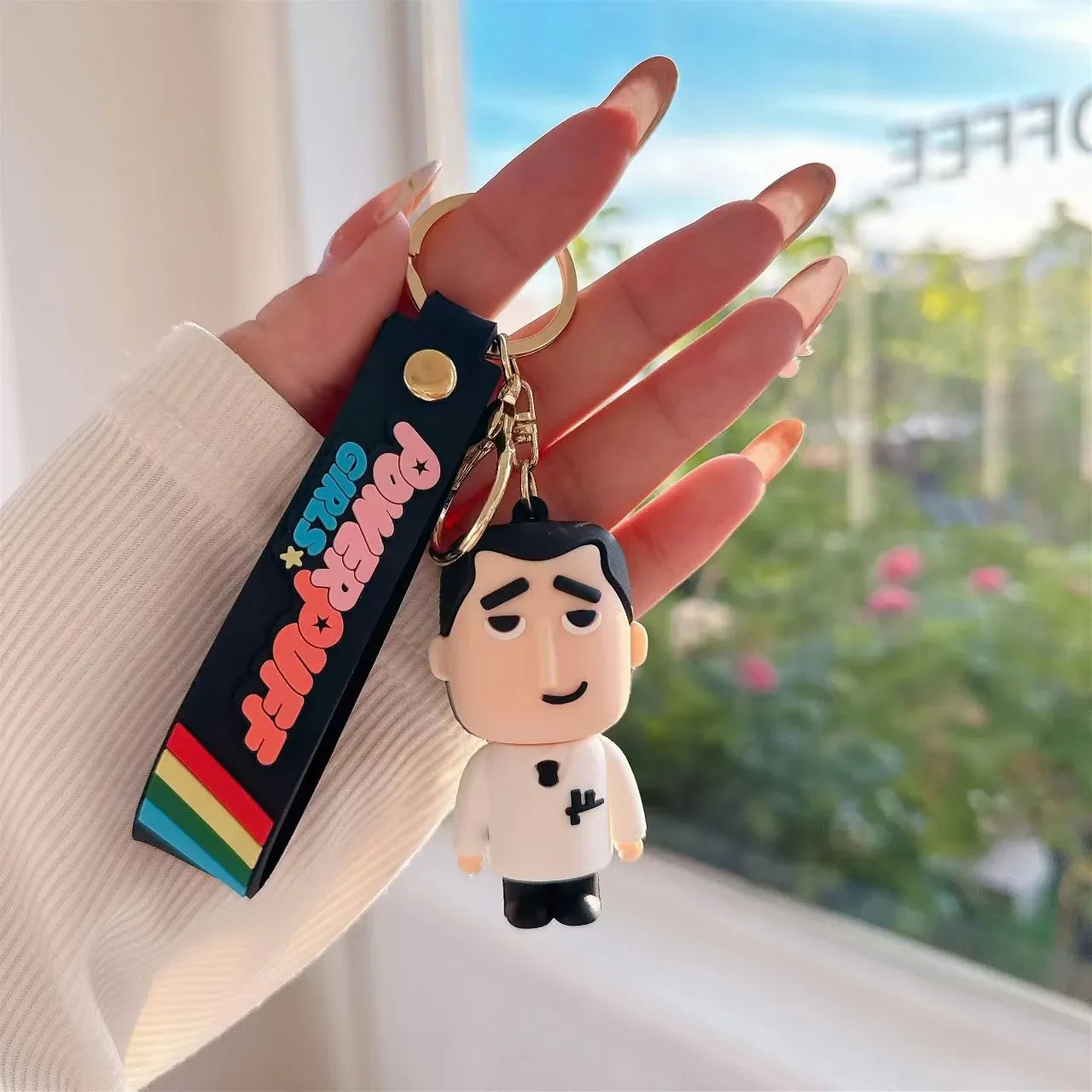 Powerful Girls Little Heroes 3D Keychain