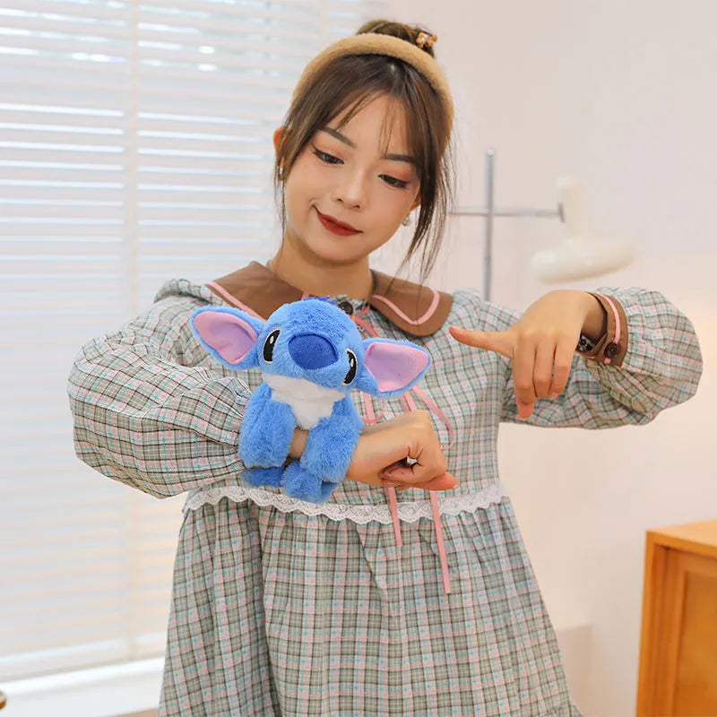 Stitch Alien Snap Plush Bracelet