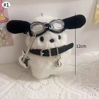 Pochacco Punk Pup Plush Keychain