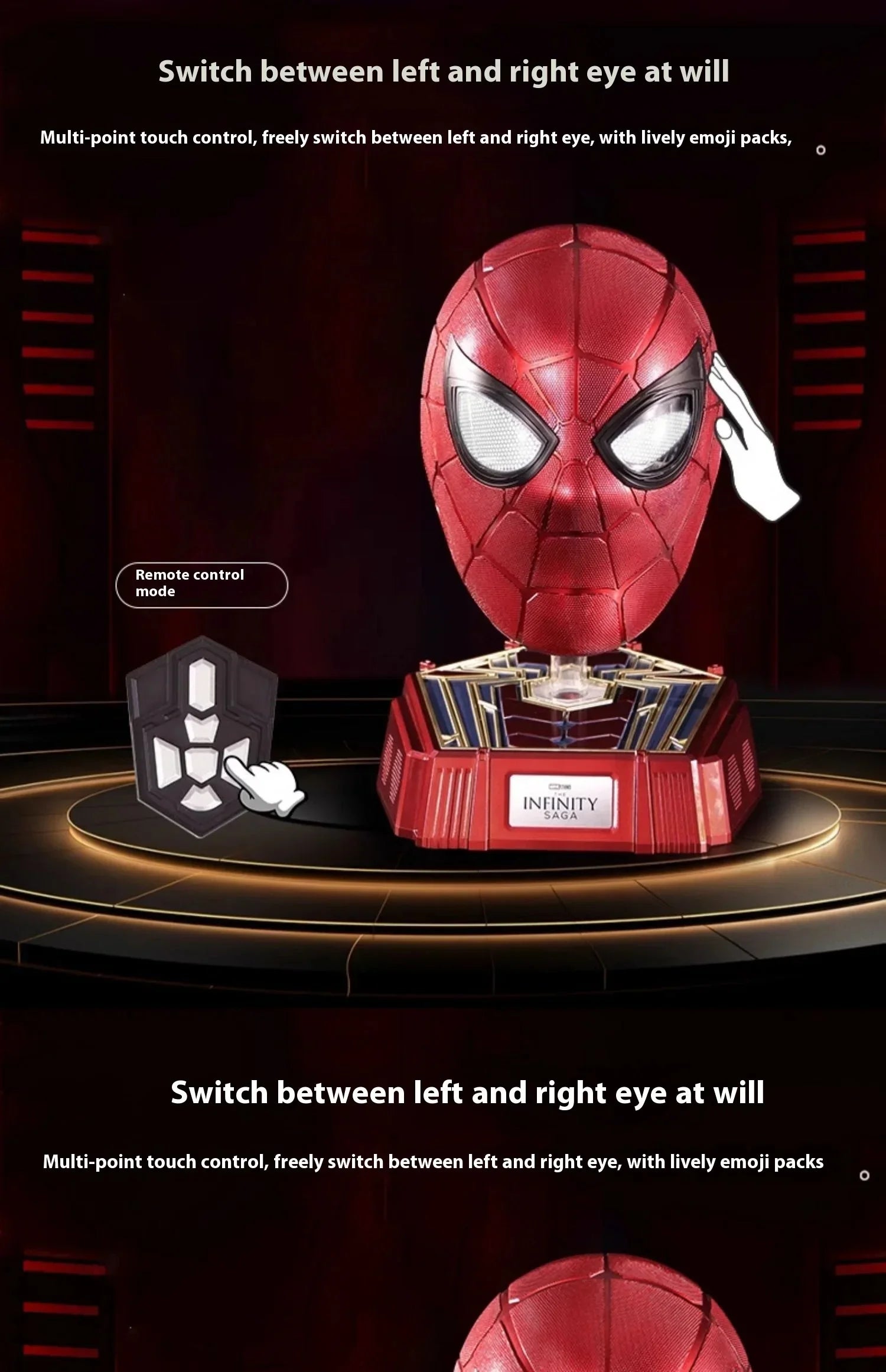 Killerbody Iron Spiderman Smart Helmet
