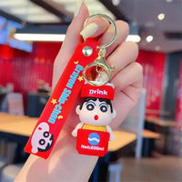 Shinichan Snack Time Keychain