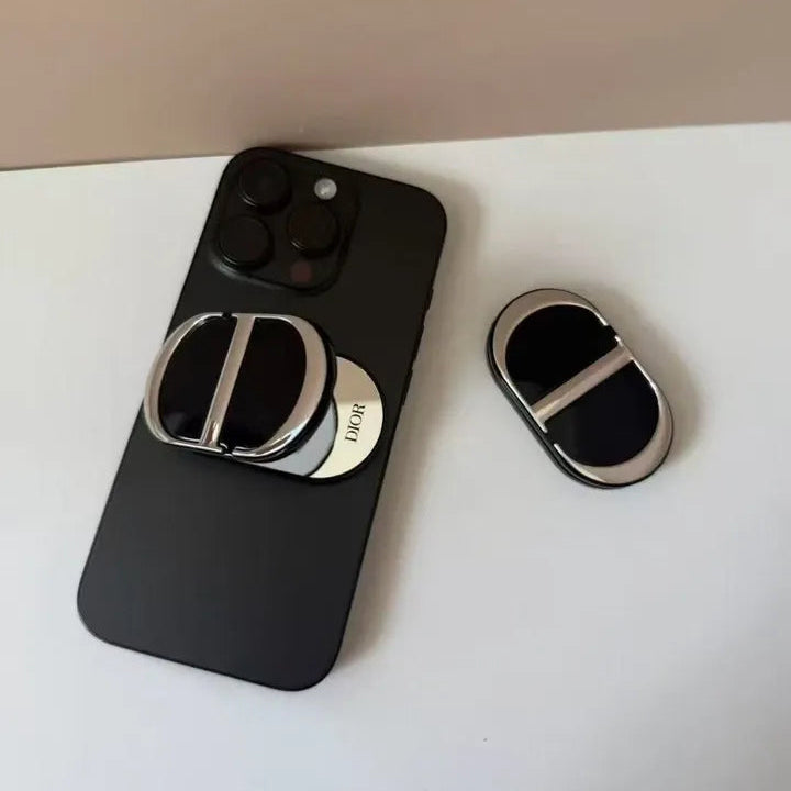 D Luxe Noir Dual-Reflect Phone Mirror