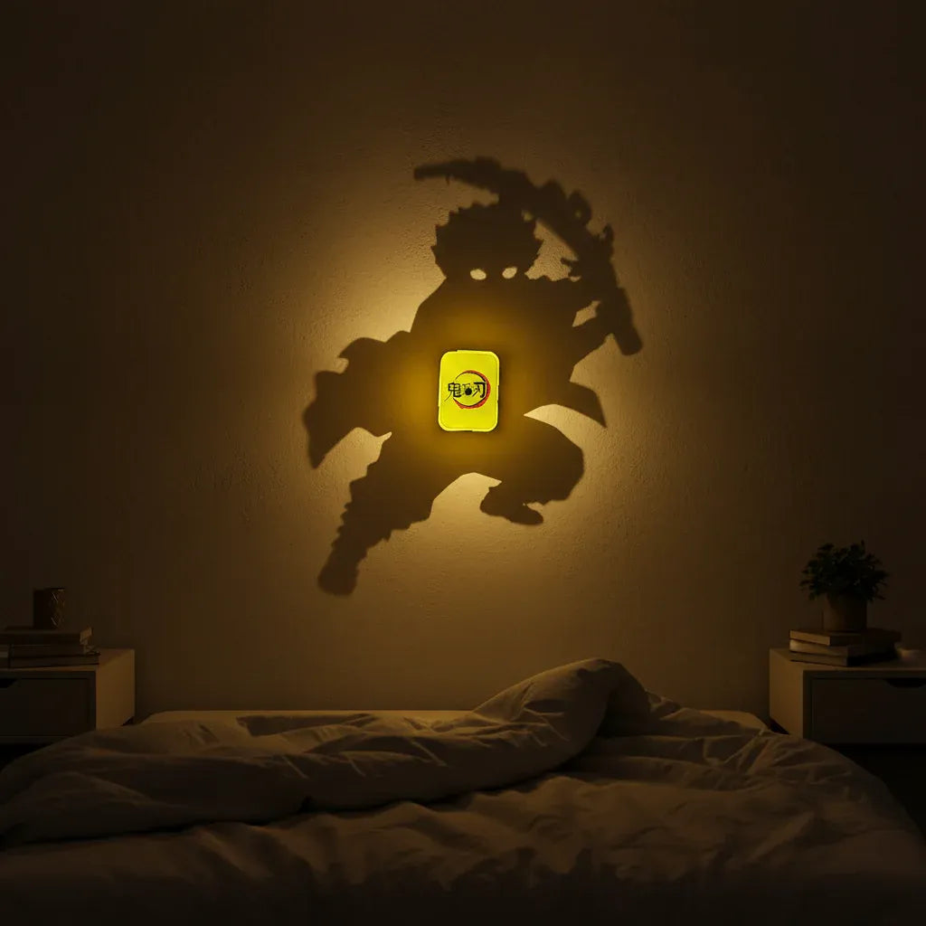 Demon Slayer Tanjiro Silhouette Lamp