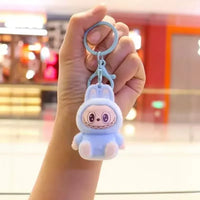 Labubu Have a Seat Mini Flock Keychain