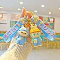 Blessed Luck Labubu 3D Keychain