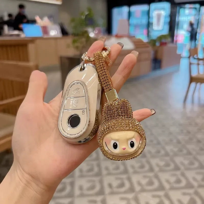 Labuboo Crystal Face Luxury Keychain