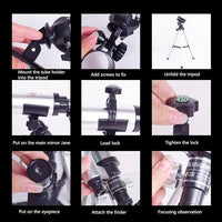 Cosmic Voyager C2158 Refracting 60x Telescope