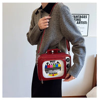 Retro Edition TV Statement Crossbody Bag