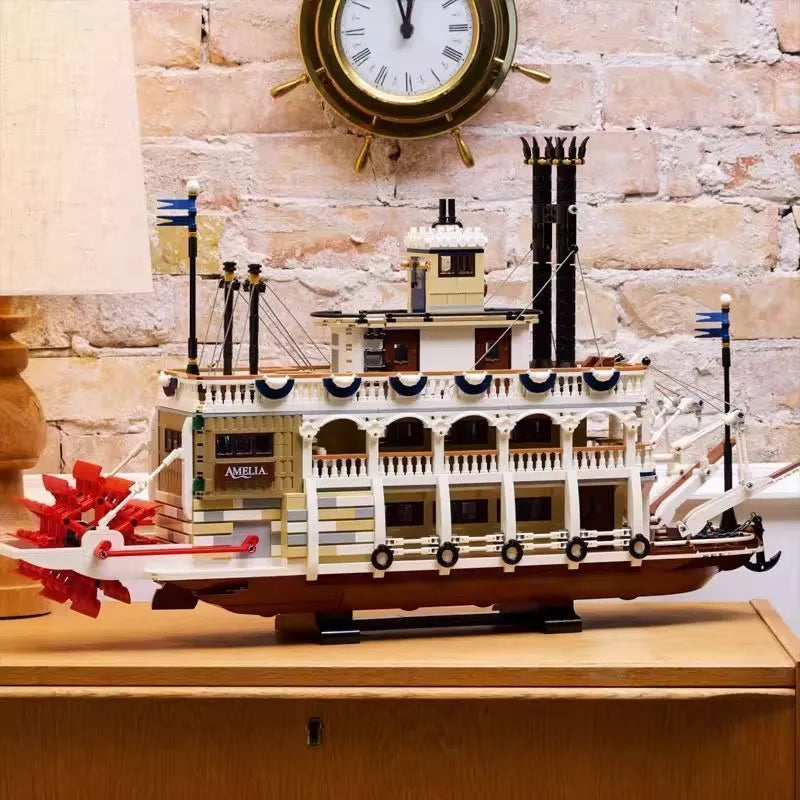 Ideas River Steamboat Building Blocks (2125 Pcs)