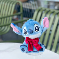 Cosmic Alien Red Scarf Plush Keychain