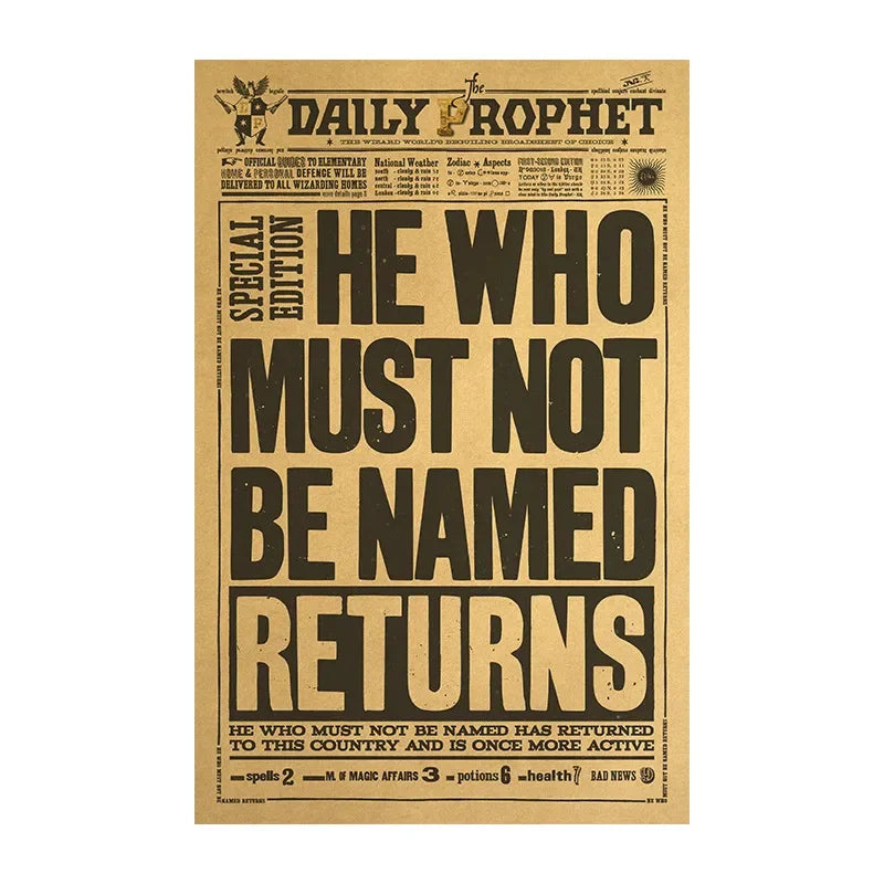 HP Daily Prophet Wall Poster