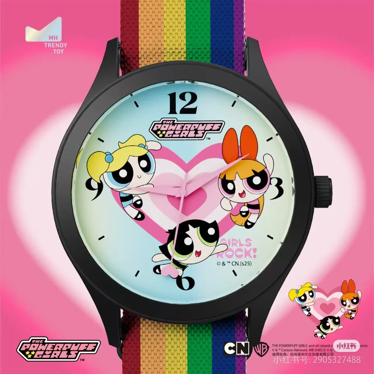 Powerpuff Girls Townsville Heroics Analog Watch Blind Box