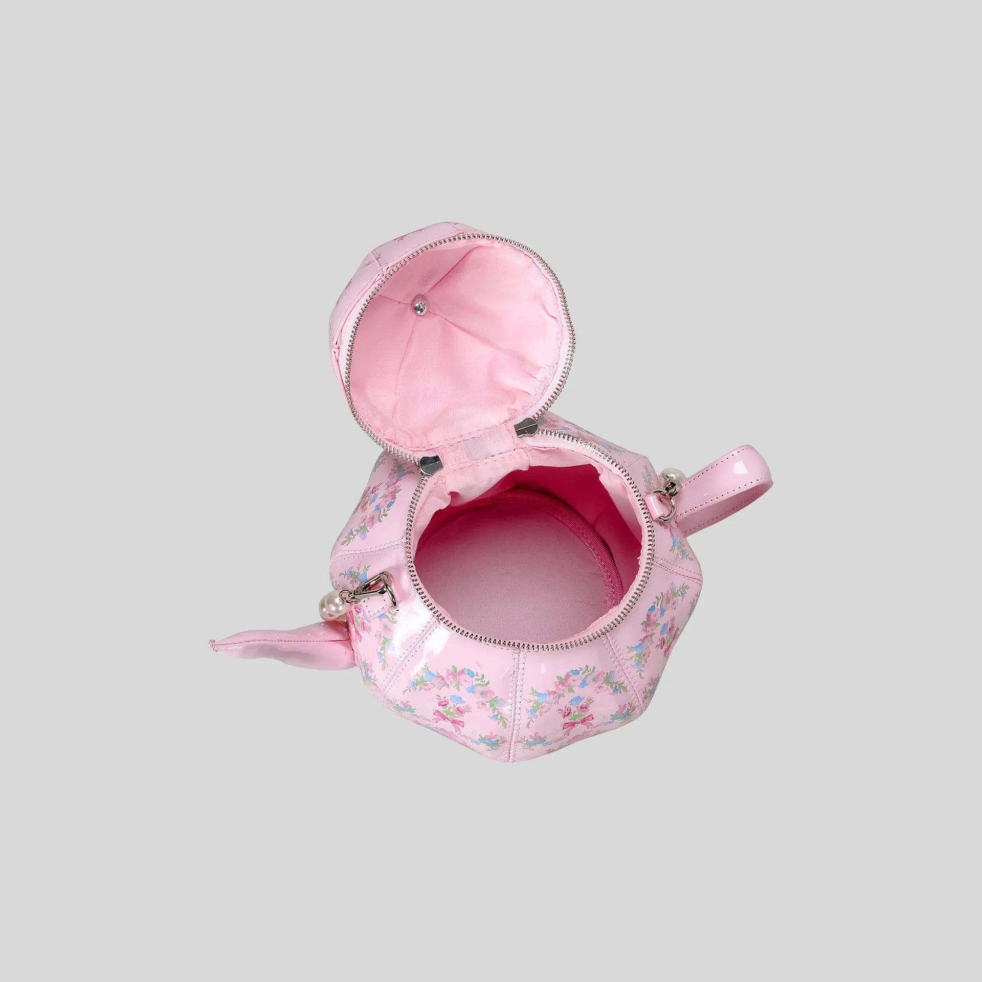 Berry-Sweet Victorian Teapot Premium Crossbody Bag
