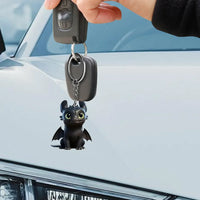 Nighty Fury Dragon Magic 2D Keychain