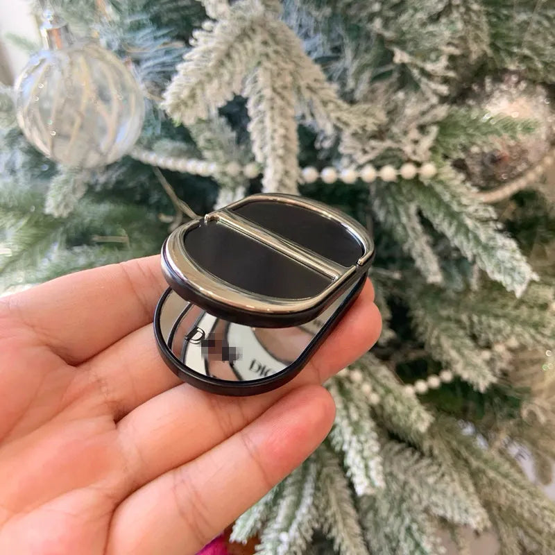 D Luxe Noir Dual-Reflect Phone Mirror