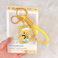 Butter Bear Boutique Loop Keychain