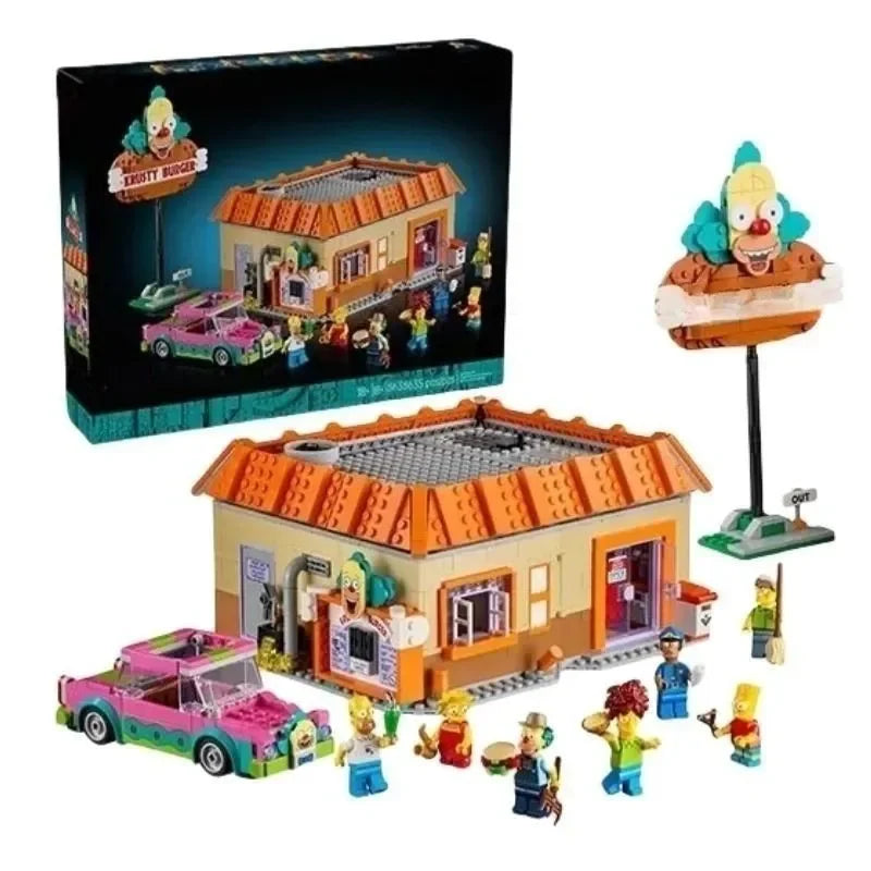 Simpsons Krusty Burger Shop Blocks (1635 Pcs)