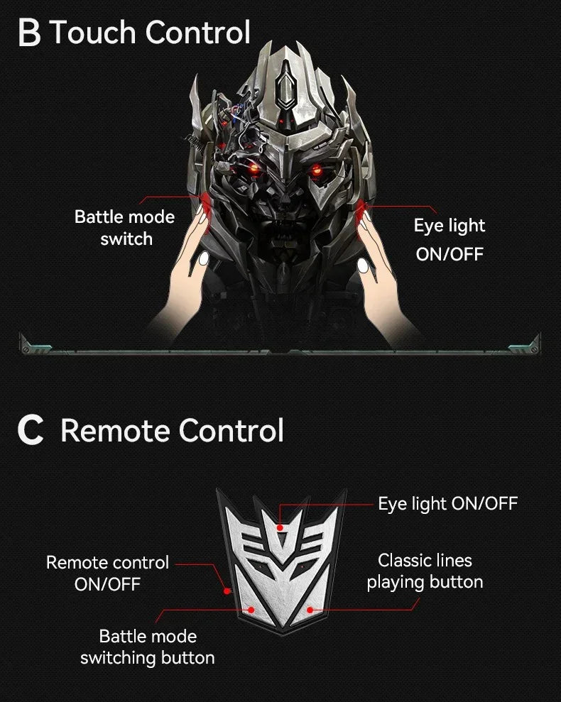 Killerbody Megatron Trans4mers Smart Helmet