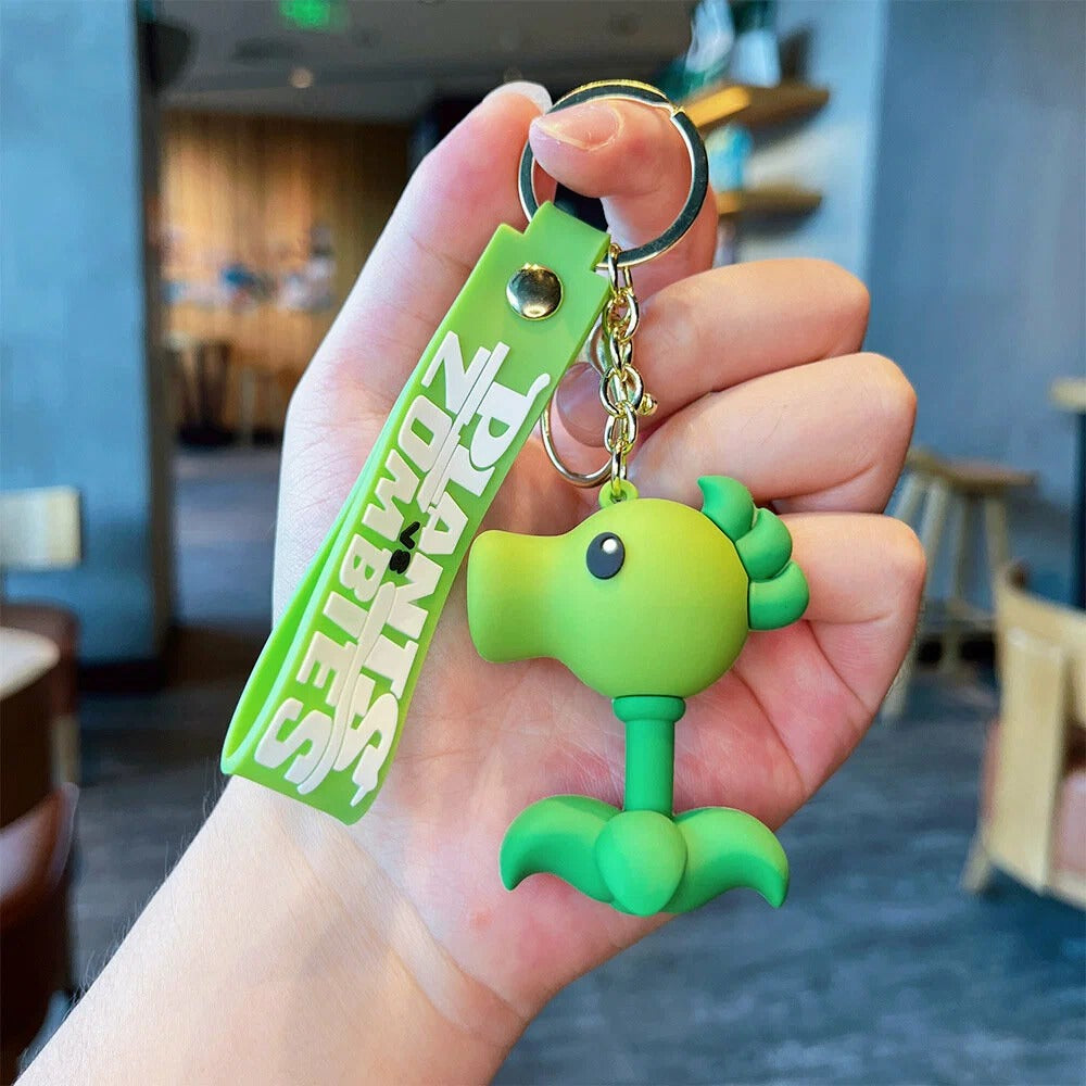 Quirky Plants vs Zombies 3D Keychain