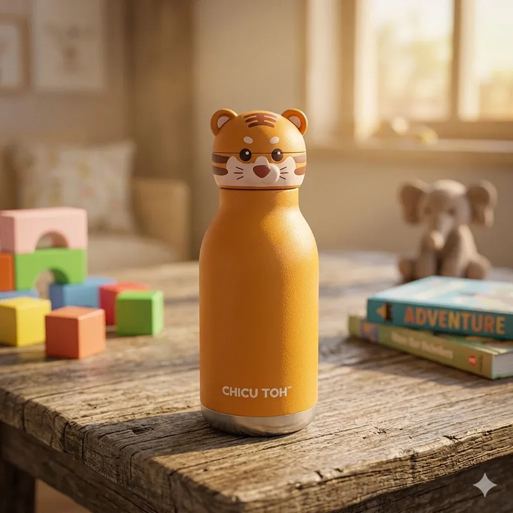 Chicu Tom Animal Safari Insulated Water Bottle (480 ml)