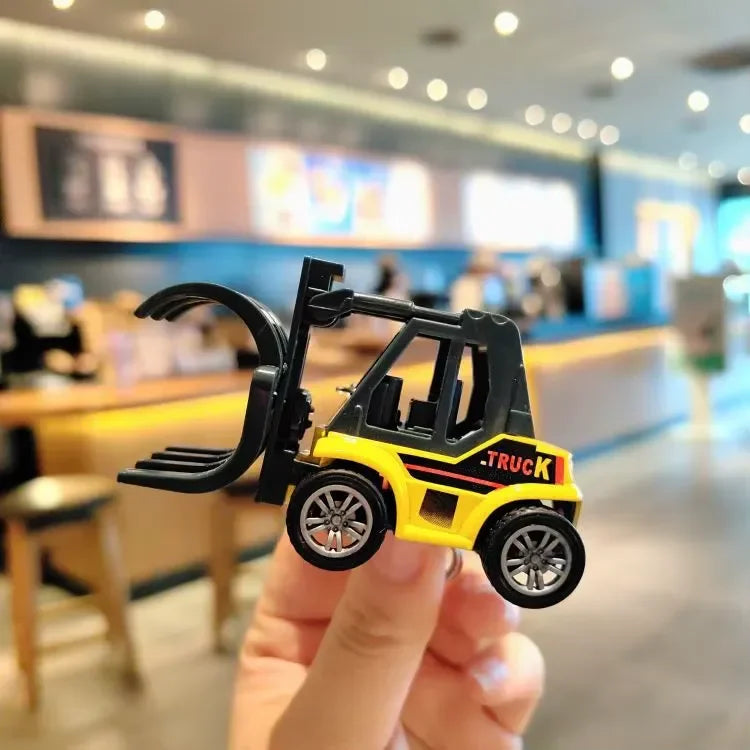 Mini Excavator Truck Pullback Keychain