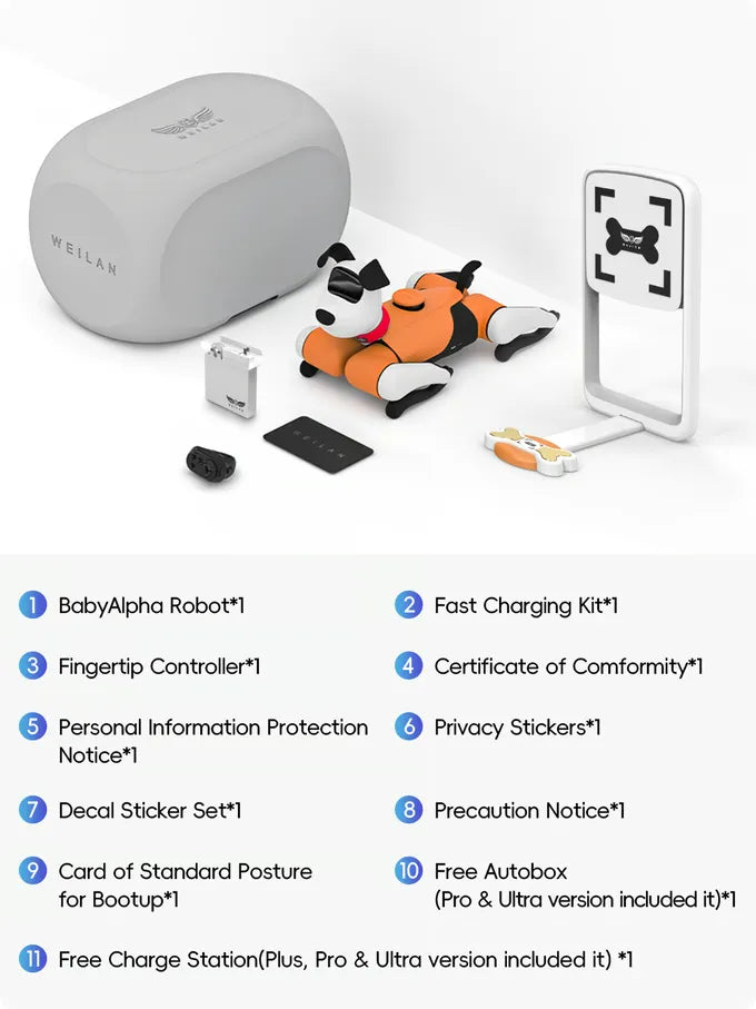BabyAlpha AI Companion Robot Dog