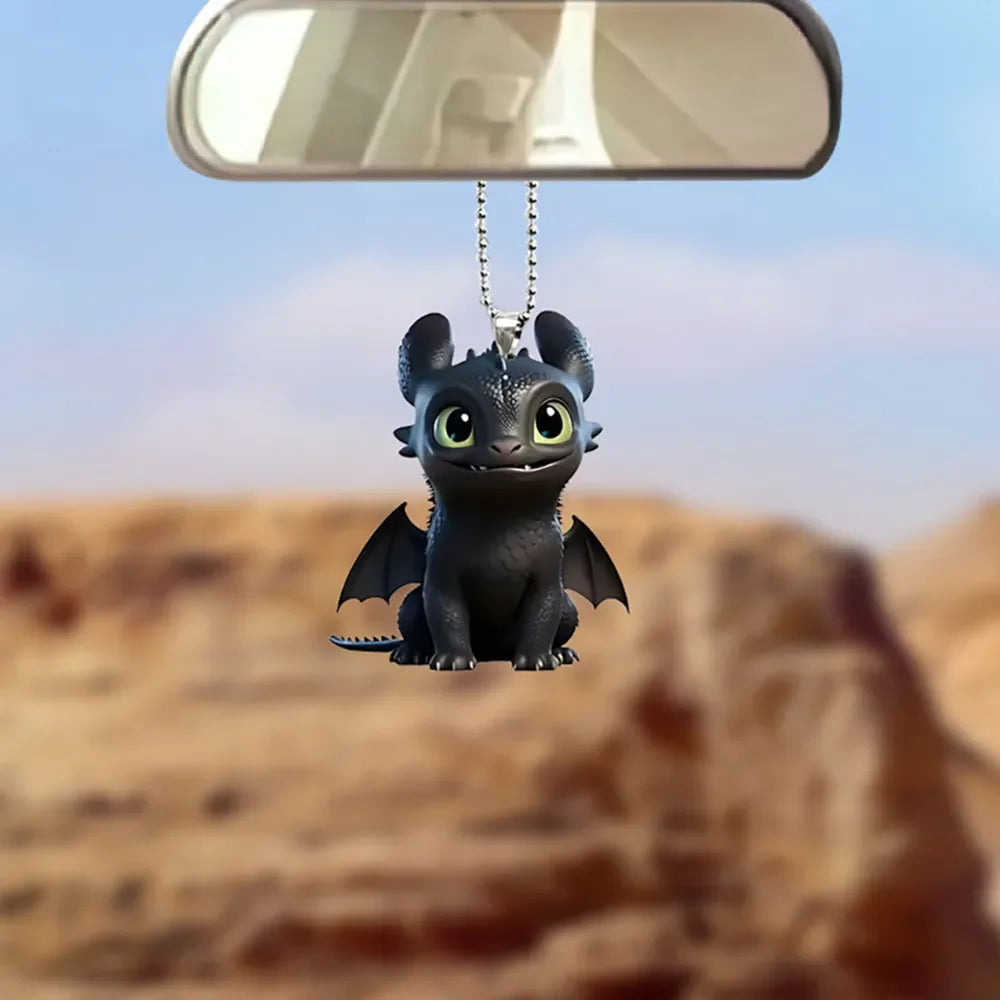 Nighty Fury Dragon Magic 2D Keychain