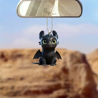 Nighty Fury Dragon Magic 2D Keychain