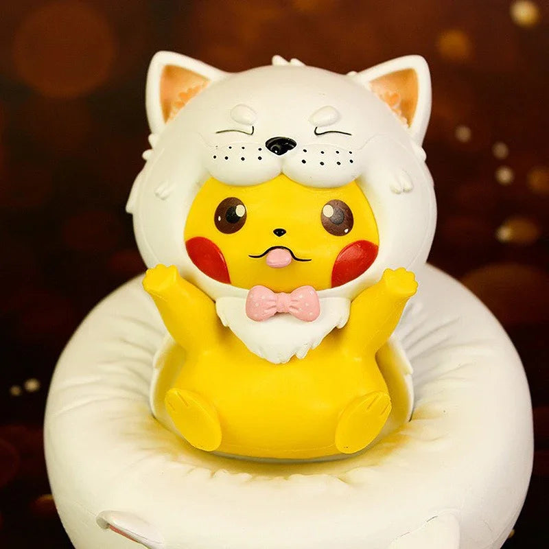 Pokimoen Pikachu Dog Party Figurine (13 cm)