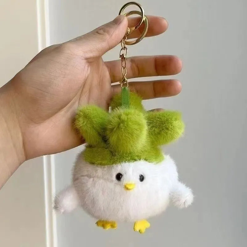 Hubei Souvenir Interactive Garlic Bird Keychain