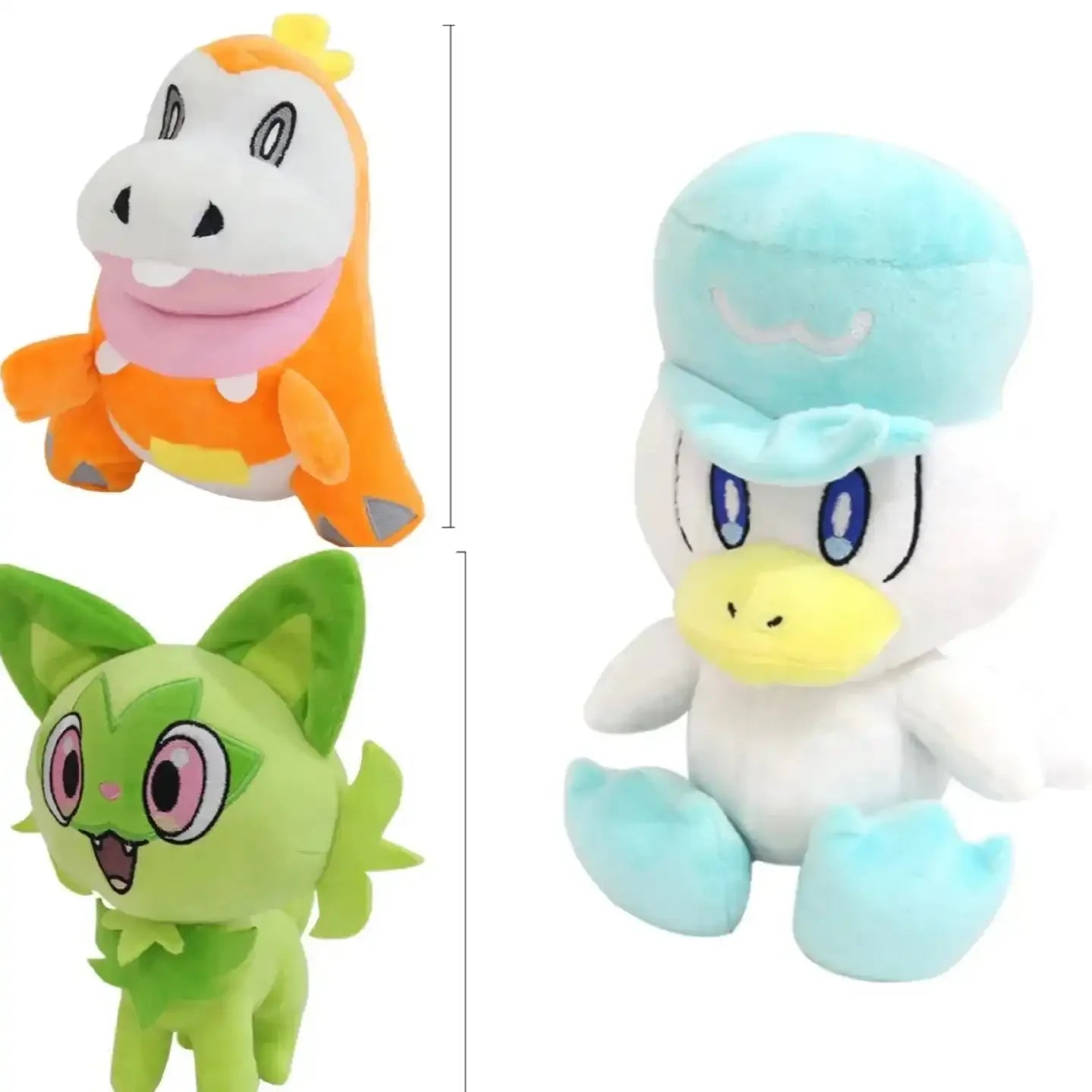 Peluche Scarlet Violet Starter Squad 