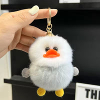 Little Furry Birds Plush Keychain