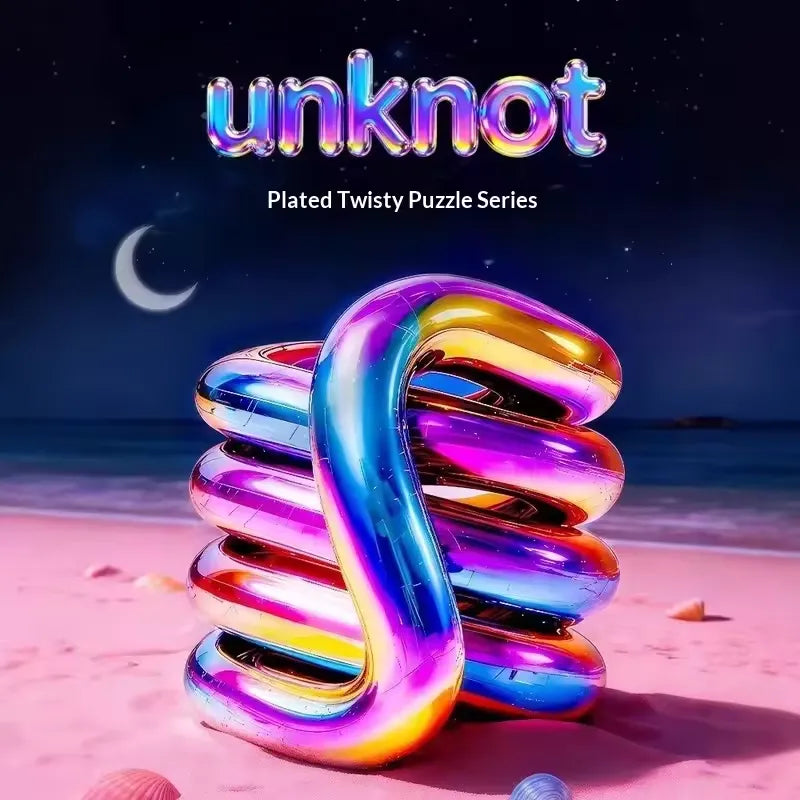 Unknot Electroplated Tangle Fidget Rope