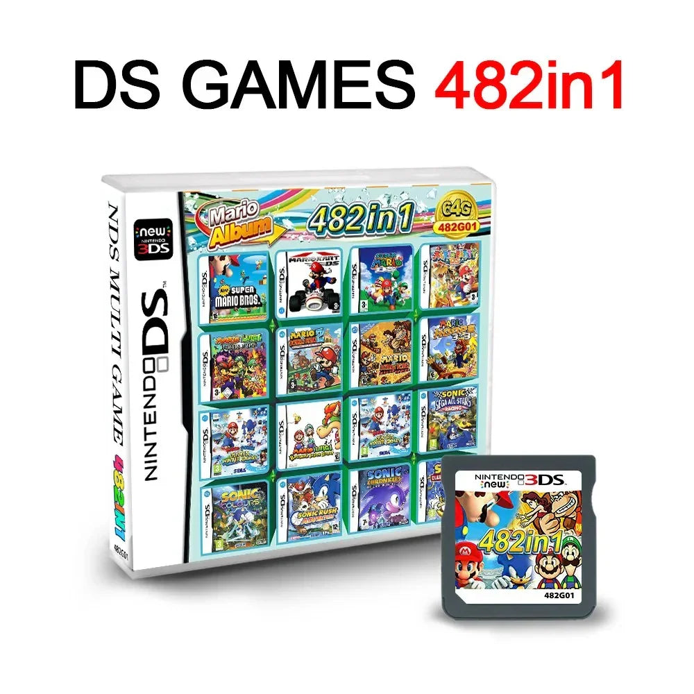 Multiple Games 4300 in 1 NDS Cartridges (English US)