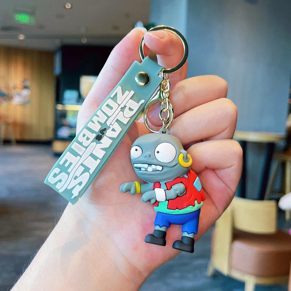 Quirky Plants vs Zombies 3D Keychain