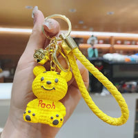 Knitted Resin Character Delight Keychain