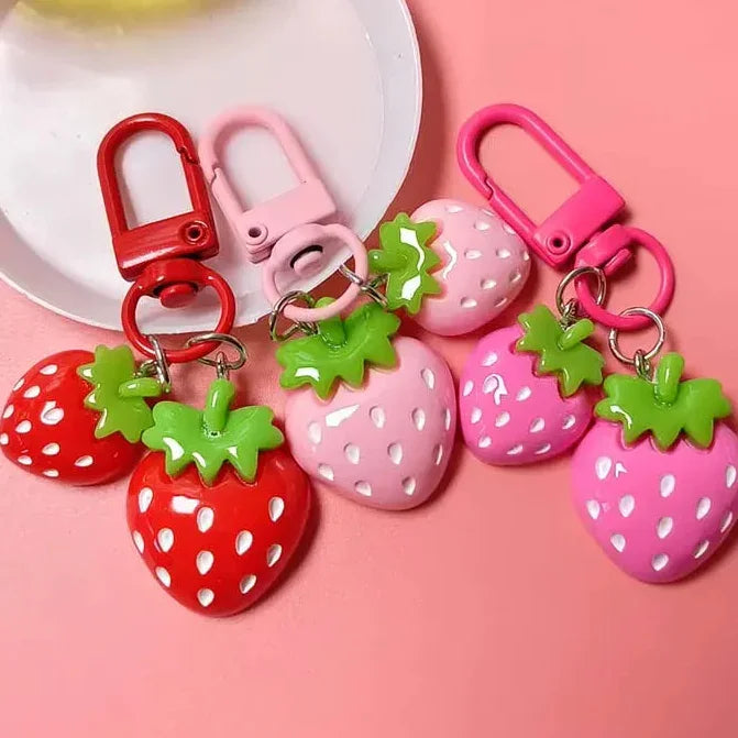 Tropical Fruit Paradise Keychain