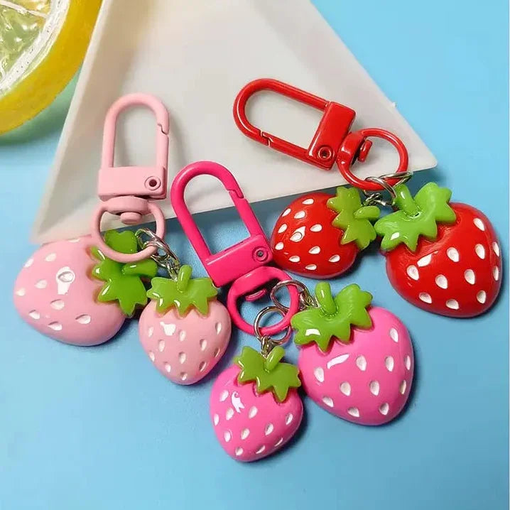 Tropical Fruit Paradise Keychain