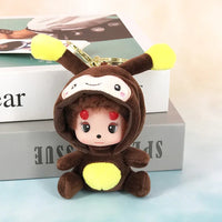 Monchhichi Menagerie Hooded Plush Keychain