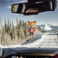 Fox Urban Prowler Acrylic Charm
