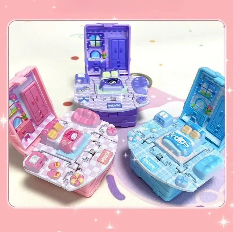 Sanliou Doll House Folding Keychain
