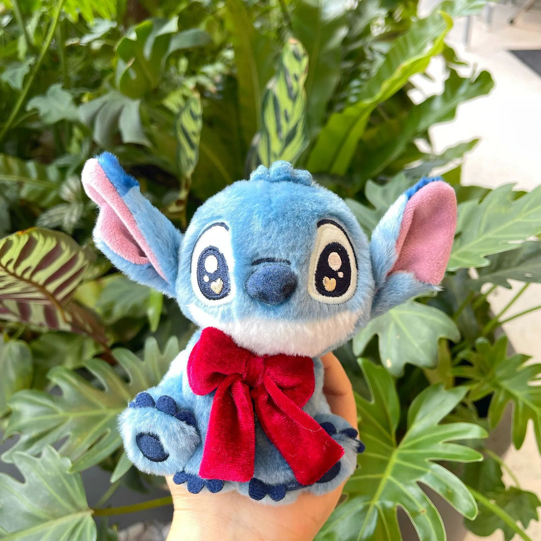 Cosmic Alien Red Scarf Plush Keychain