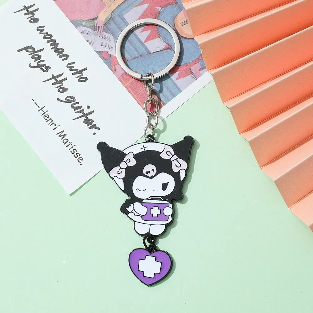 Kuromi Medical Mischief Keychain