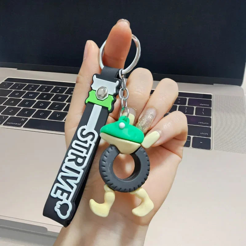 Brainrot Meme Riot Keychain